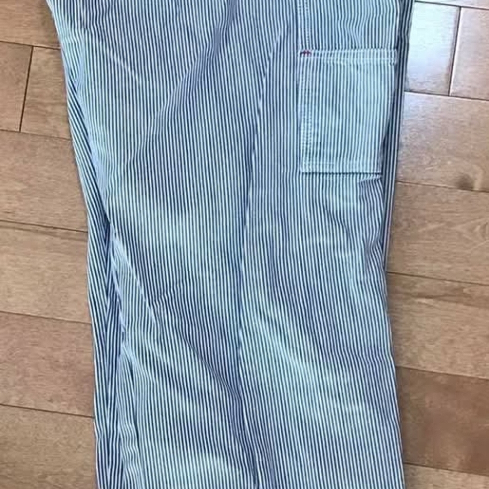 Guess Light Blue Striped Pants